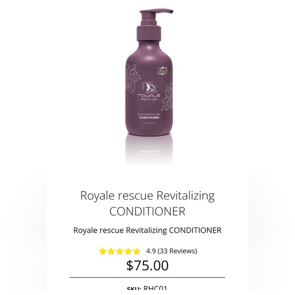 Royale rescue Revitalizing SHAMPOO & CONDITIONER NEW - Picture 3 of 5